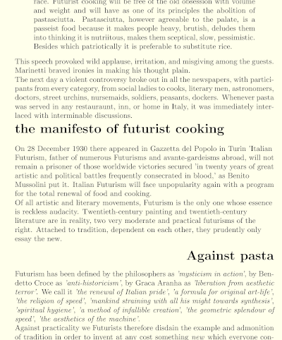 Preview of Futurist Cookbook